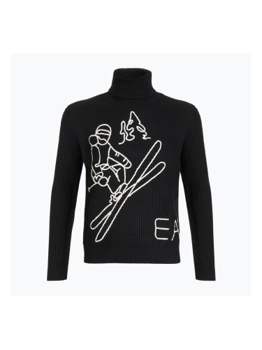 Мъжки пуловер EA7 Emporio Armani Mountain Apres Ski Embroidery Knitted