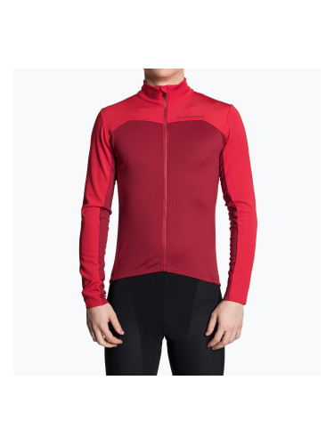 Мъжки суитшърт за колоездене Endura FS260-Pro Roubaix rust red