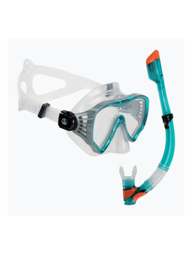 Комплект за гмуркане AQUASTIC Jetty маска + шнорхел син