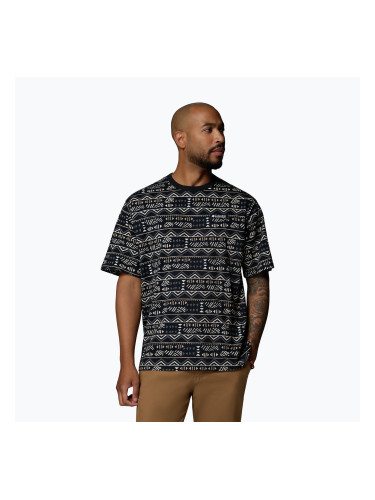 Мъжка тениска Columbia CSC Heavyweight Printed black/horizons