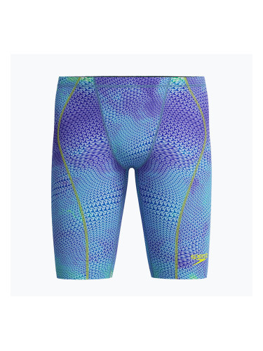 Мъжки шорти за плуване тип клин Speedo Fastskin HyperSpark Printed Jammer under current/sugar blue