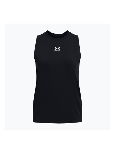 Дамски тренировъчен потник Under Armour Rival Muscle Tank black/white