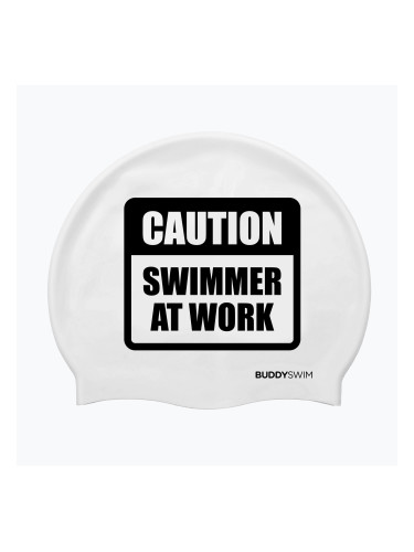 BuddySwim CSW Силиконова шапка за плуване бяла