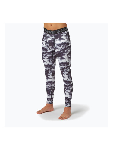 Мъжки термо панталони Surfanic Bodyfit Limited Edition Long John white out print