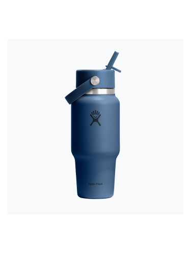 Термобутилка Hydro Flask Wide Flex Straw Travel 621 ml harbour blue