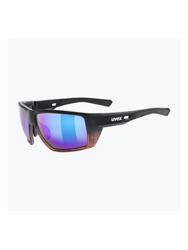 Слънчеви очила UVEX Mtn Venture CV black matt/mirror blue
