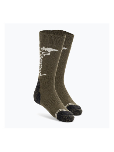 Чорапи за трекинг Pinewood Melange olive mel