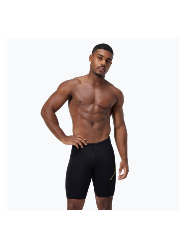 Мъжки шорти за плуване тип клин Speedo HyperBoom Placement Jammer black/hyper yellow