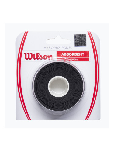 Грип за ракета за падел Wilson Absorbx Overgrip Padel 3 бр. black