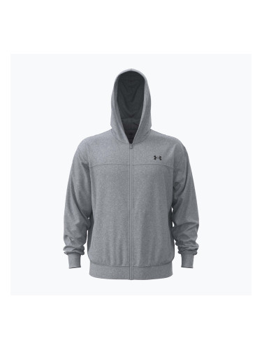 Мъжки суитшърт Under Armour Rival LW FZ mod grey light heather/black