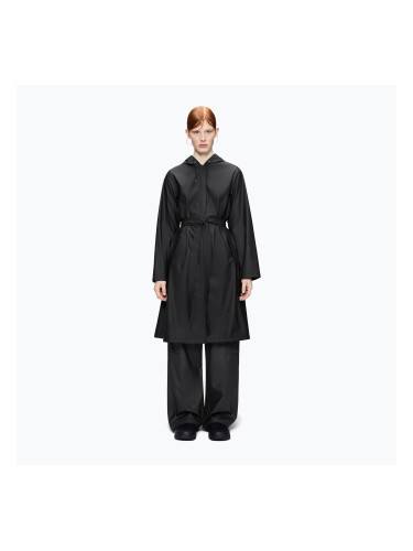 Дамски дъждобран Rains A-Line Longer black