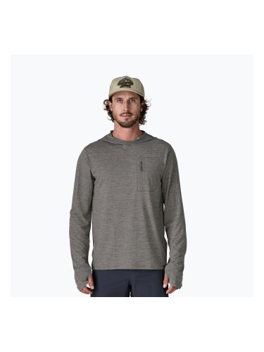Мъжки суитшърт Patagonia Capilene Cool Sun Hoody forge grey/noble grey x-dye