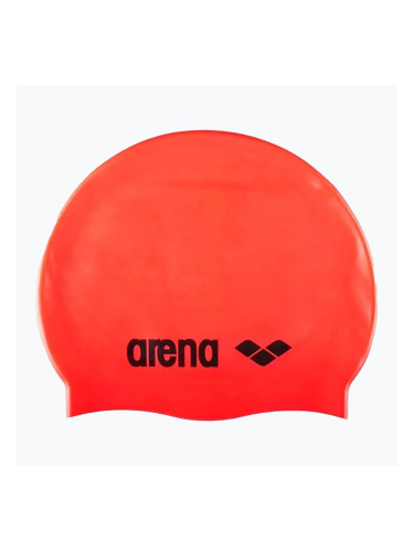Шапка за плуване аrena Classic Silicone fluored / black