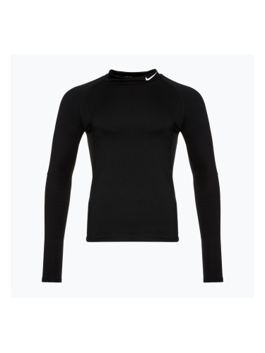 Мъжка блуза с дълъг ръкав за тренировка Nike Pro Dri-Fit Warm black/white