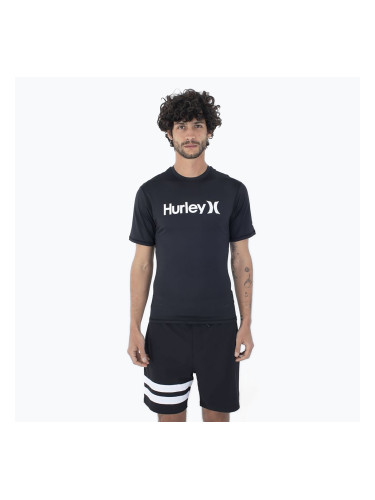Hurley мъжка тениска O&O Quickdry Rashguard black