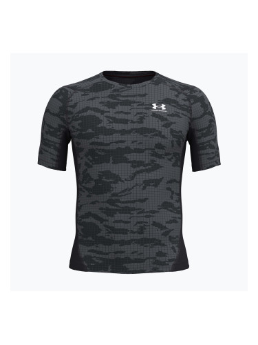 Мъжка тениска за тренировка Under Armour HG Printed black/castlerock/white