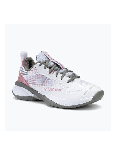Дамски обувки за бадминтон VICTOR A610IVF white/ grey