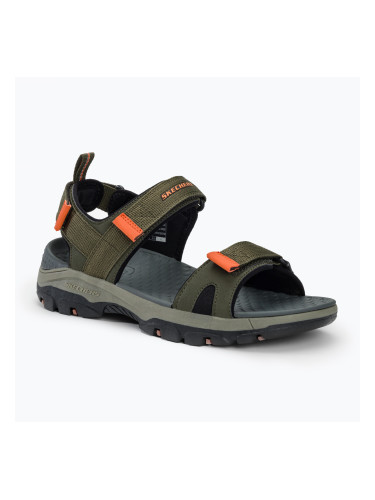 Мъжки сандали SKECHERS Tresmen Ryer olive/black/orange