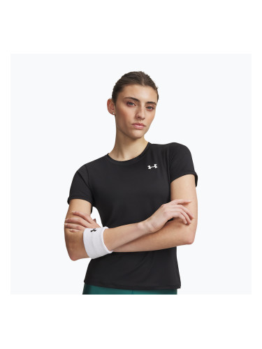 Дамска тениска за тренировка Under Armour Tech Mesh black/white