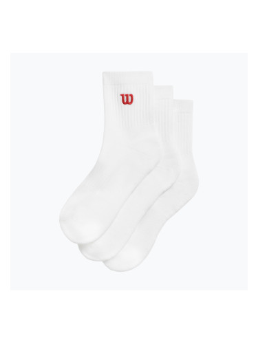 Чорапи Wilson Quarter Top 3 чифта bright white