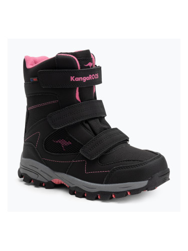 Детски ботуши за сняг KangaROOS K-Robi KTX jet black/daisy pink