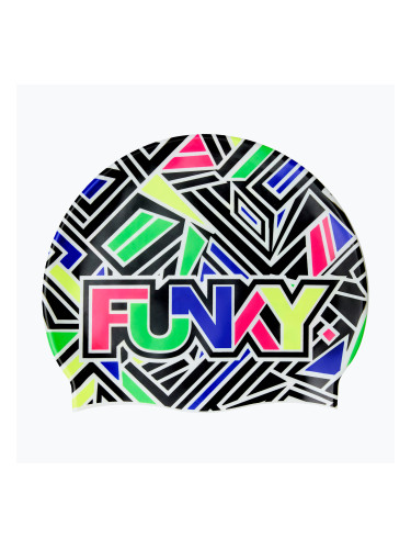 Плувна шапка Funky Silicone bits of peace