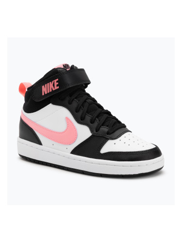 Детски обувки Nike Court Borough Mid 2 black/sunset pulse/white