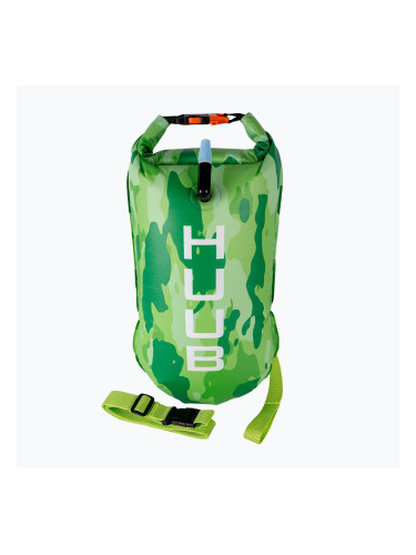 HUUB Tow Float lime camo belay booy