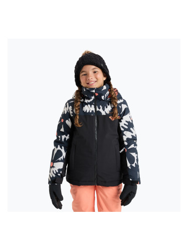 Детско яке за сноуборд ROXY Galaxy true black/big flower