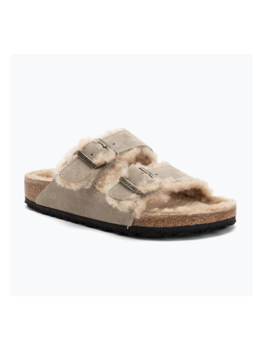 BIRKENSTOCK Arizona Shearling SL Regular сиво-сини джапанки