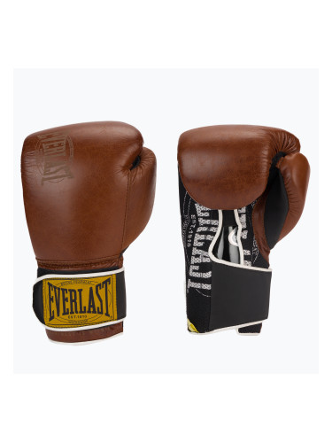EVERLAST 1910 Класически кафяви боксови ръкавици EV1910
