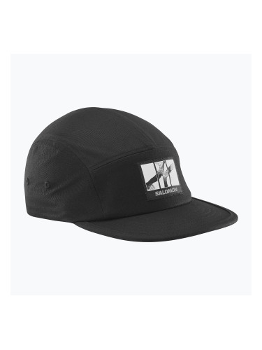 Шапка с козирка Salomon Wild Rays 5 Panel deep black