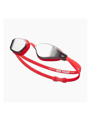 Очила за плуване Nike Valiant Mirrored university red