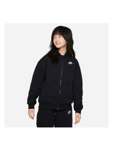 Детски суитшърт Nike Sportswear Club Fleece FD2931-010 black/white