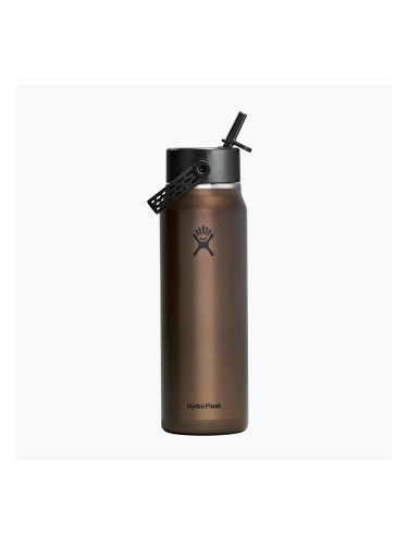 Термобутилка Hydro Flask Lightweight Wide Flex Straw 946 ml cap obsidian