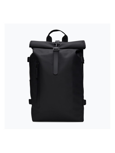 Градска раница Rains Rolltop Large 23 l black