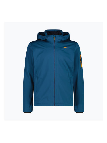 Мъжко софтшел яке CMP 39A5027 Zip Hood petroleum