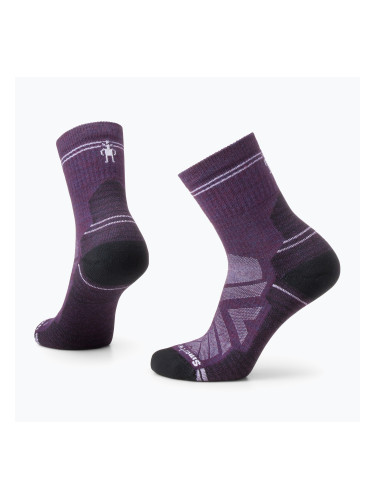 Дамски чорапи за трекинг Smartwool Performance Hike Light Cushion Mid Crew лилав ирис