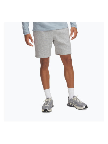 Мъжки шорти Under Armour Icon Fleece Mod grey light heather/white