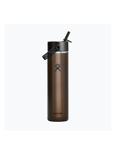 Термобутилка Hydro Flask Lightweight Wide Flex Straw 710 ml obsidian