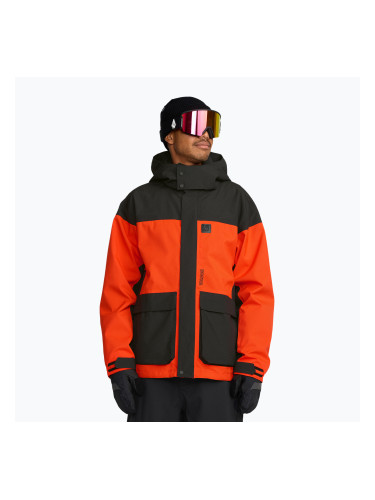 Мъжко яке за сноуборд Volcom Kleveland orange shock
