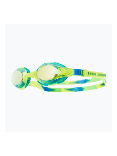 Детски очила за плуване TYR Swimple Tie Dye Mirrored gold/green/blue