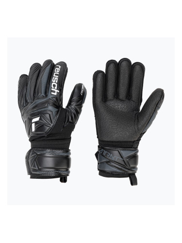 Детски вратарски ръкавици Reusch Attrakt Resist 5672615 black