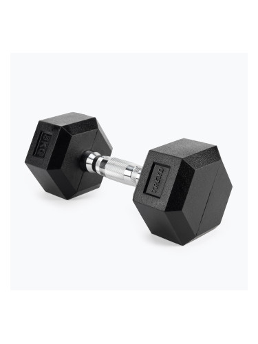 Гумиран дъмбел XTREXO Hex HXD50 5 kg