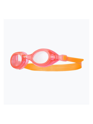 Детски очила за плуване TYR Aqua Blaze clear/ pink/ orange