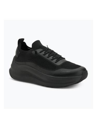 Мъжки обувки Calvin Klein YM0YM01457 Chunky Runner Lace Up Sock Knit triple black
