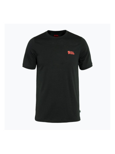 Мъжка тениска Fjällräven Abisko Wool Logo black