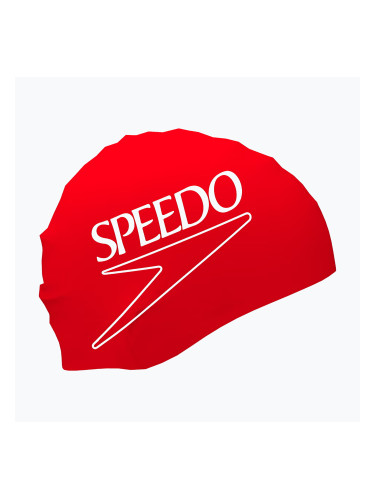 Шапка за плуване Speedo Printed Biofuse speedo red/white