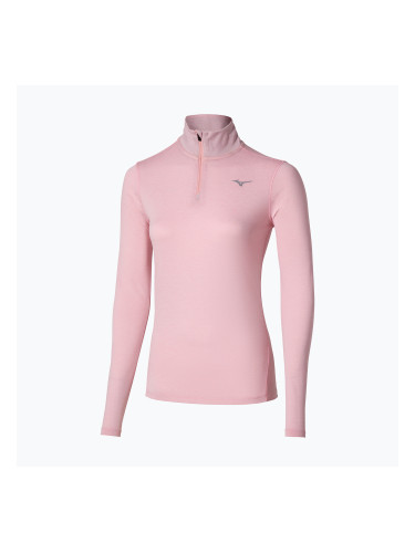 Дамски потник за бягане Mizuno Core Impulse Half Zip Tee избеляло лилаво