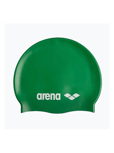Arena Classic Силиконова зелена шапка за плуване
